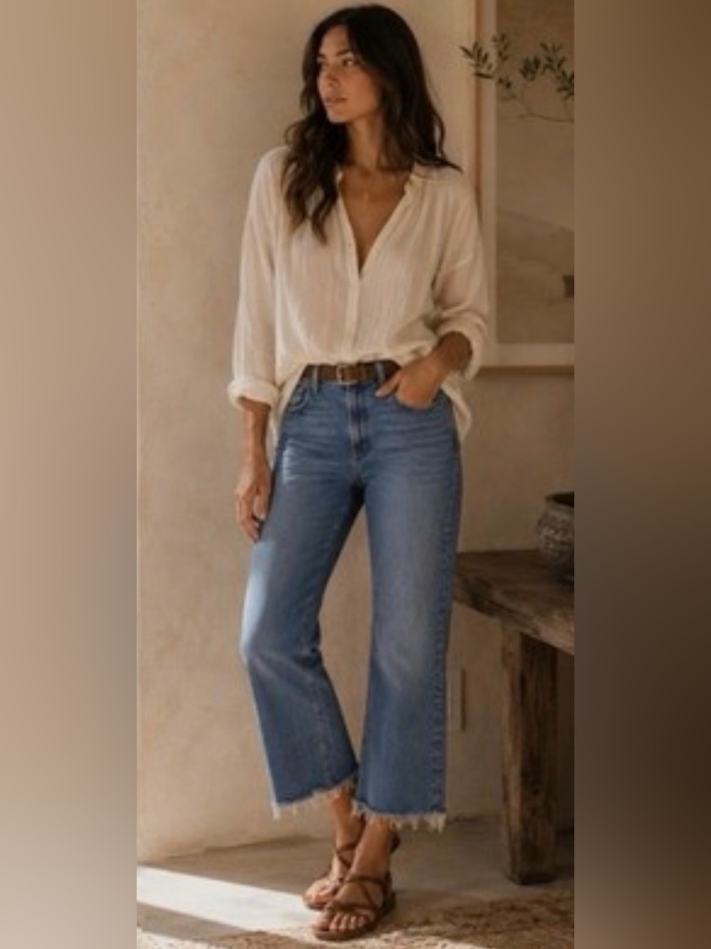 Citizens Of Humanity Demy Cropped Flare Jeans